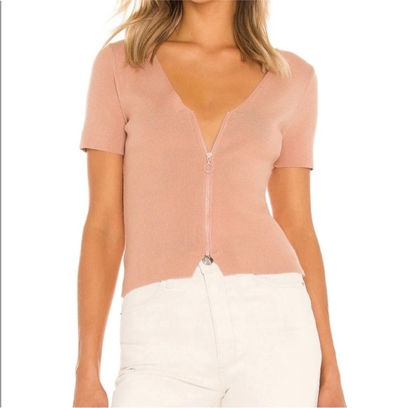 525 V-neck zip top - Picture 1 of 4